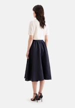 Wide swinging skirt with waistband made of 100% linen in Schwarz |  Seidensticker Onlineshop