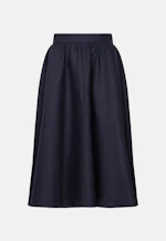 Wide swinging skirt with waistband made of 100% linen in Schwarz |  Seidensticker Onlineshop