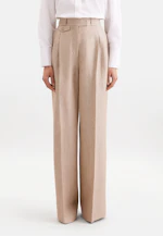 Bundfaltenhose aus 100% Leinen in Beige |  Seidensticker Onlineshop