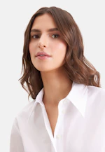 Chemisier avec nœud détachable en sergé de coton in Blanc |  Seidensticker Onlineshop