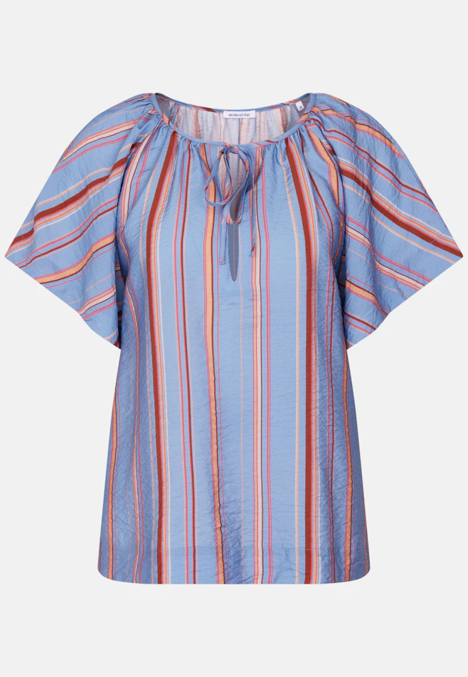 Tunic blouse with cap sleeves in Hellblau | Seidensticker online shop