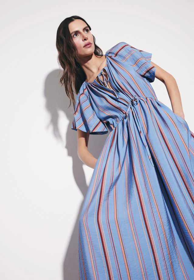 Tunic dress with cap sleeves in Hellblau |  Seidensticker Onlineshop