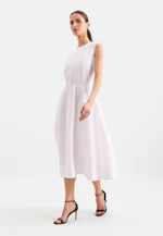 Sleeveless dress made of 100% linen in Weiß |  Seidensticker Onlineshop