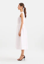 Sleeveless dress made of 100% linen in Weiß |  Seidensticker Onlineshop