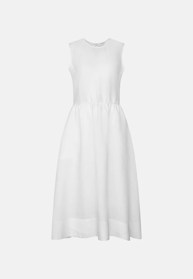 Ärmelloses Kleid aus 100% Leinen in Weiß |  Seidensticker Onlineshop