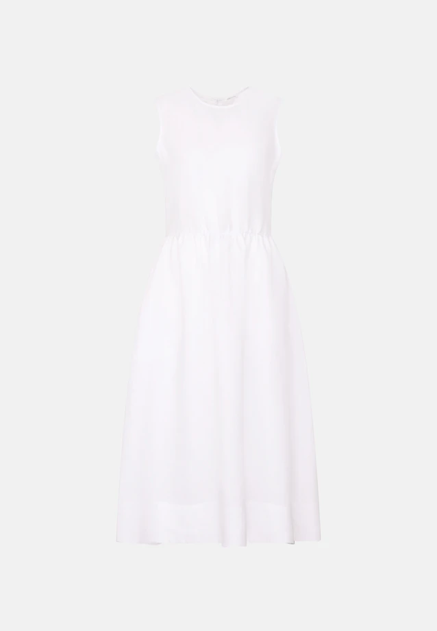 Ärmelloses Kleid aus 100% Leinen in Weiß |  Seidensticker Onlineshop
