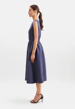 Ärmelloses Kleid aus 100% Leinen in Mittelblau |  Seidensticker Onlineshop