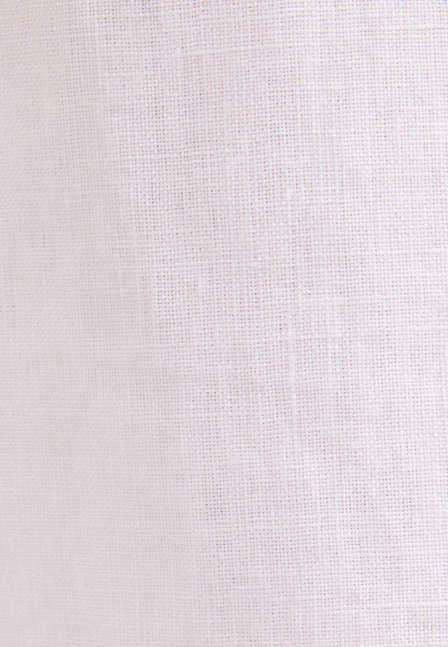 Shirt dress with embroidery and waist belt made of 100% linen in Weiß |  Seidensticker Onlineshop