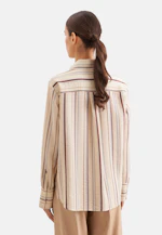 Fließende Hemdbluse aus Viskose Mix in Beige |  Seidensticker Onlineshop