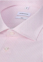 Slim Business Hemd Druck in Rosa |  Seidensticker Onlineshop