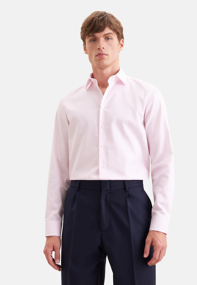Slim Business shirt Print in Rosa | Seidensticker online shop