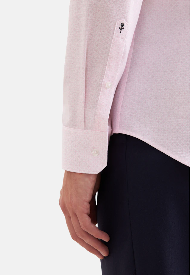 Slim Business shirt Print in Rosa |  Seidensticker Onlineshop