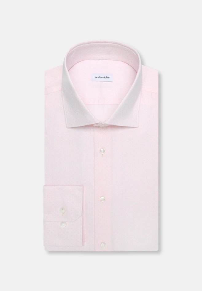 Slim Business shirt Print in Rosa | Seidensticker online shop