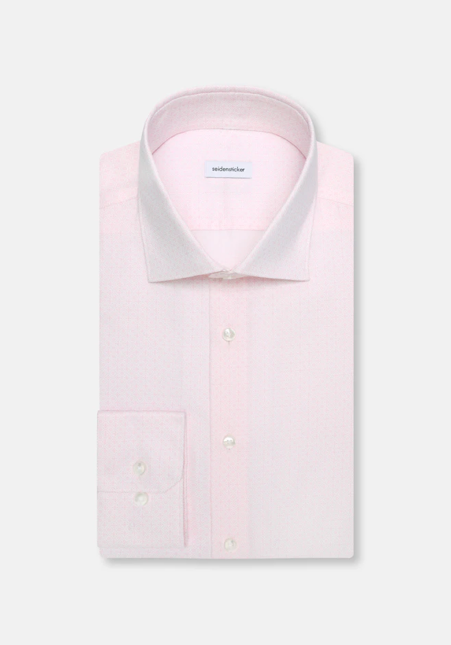 Slim Business shirt Print in Rosa | Seidensticker online shop