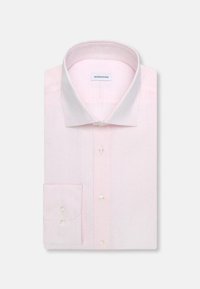 Slim Business shirt Print in Rosa |  Seidensticker Onlineshop