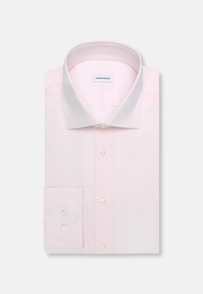 Slim Business shirt Print in Rosa | Seidensticker online shop