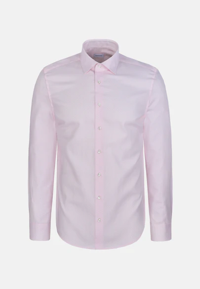 Slim Business Hemd Druck in Rosa |  Seidensticker Onlineshop