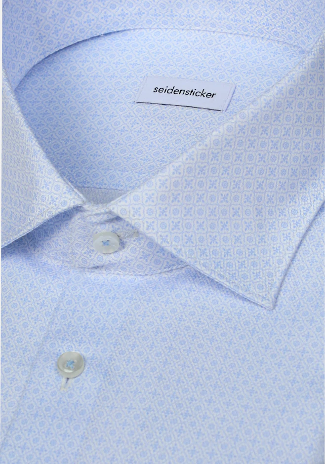 Slim Chemise d'affaires Imprimé dans Bleu Clair | Boutique en ligne Seidensticker