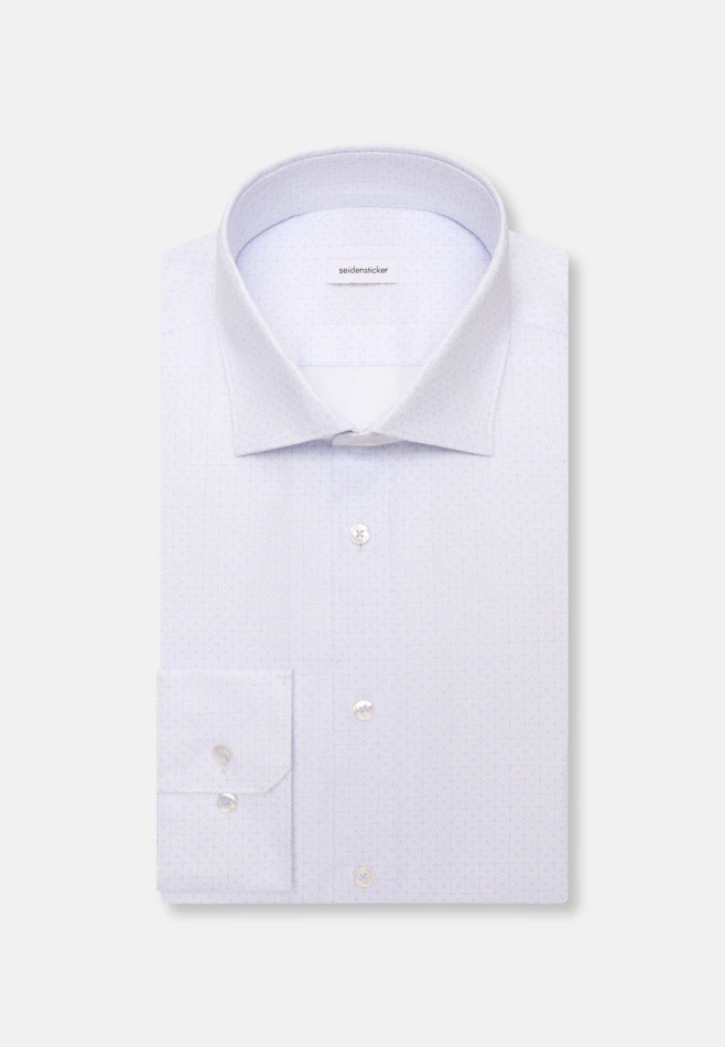 Slim Chemise d'affaires Imprimé dans Bleu Clair | Boutique en ligne Seidensticker