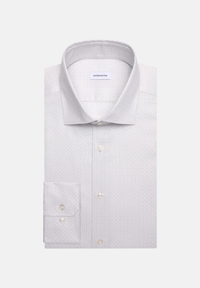 Slim Business shirt Print in Grey | Seidensticker online shop