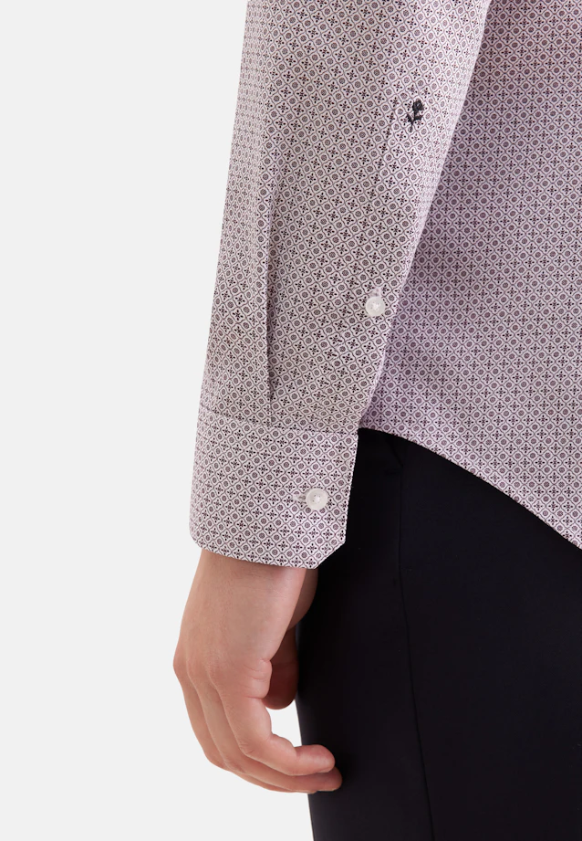 Slim Business shirt Print in Rot |  Seidensticker Onlineshop