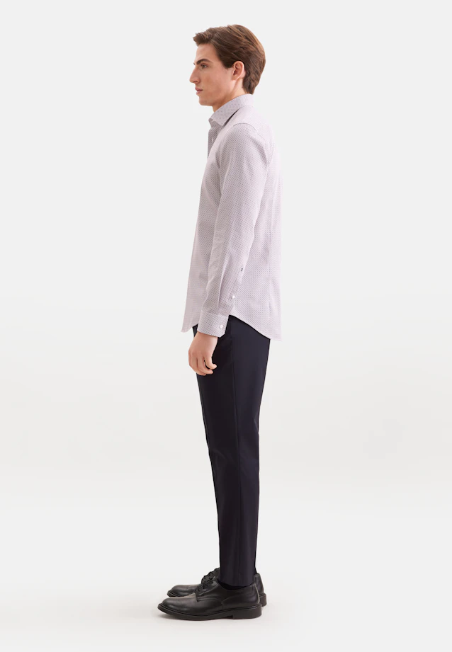 Slim Business shirt Print in Rot |  Seidensticker Onlineshop