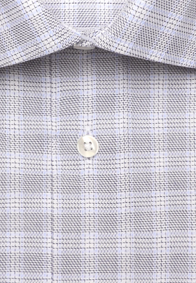 Slim Business Hemd Karo in Mittelblau |  Seidensticker Onlineshop