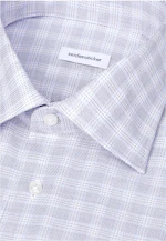 Slim Business Hemd Karo in Mittelblau |  Seidensticker Onlineshop