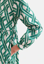Stufenkleid aus Baumwoll Stretch in Grün |  Seidensticker Onlineshop
