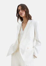 Blazer croisé avec poches à rabats en 100 % lin in Blanc |  Seidensticker Onlineshop