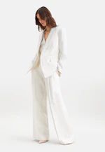 Zweireihiger Blazer mit Pattentaschen aus 100% Leinen in Weiß |  Seidensticker Onlineshop
