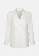 Blazer croisé avec poches à rabats en 100 % lin in Blanc |  Seidensticker Onlineshop