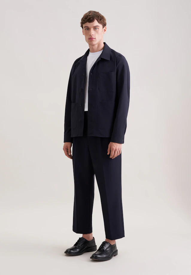 Regular Jacke in Dunkelblau |  Seidensticker Onlineshop