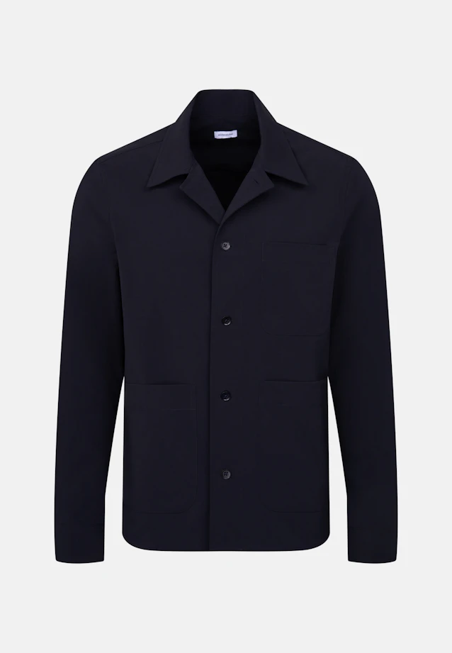 Regular Jacke Uni in Dunkelblau |  Seidensticker Onlineshop