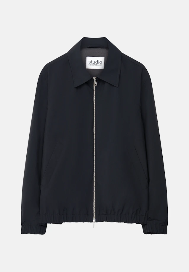 Blouson aus hochwertigem japanischen Polyester in Schwarz |  Seidensticker Onlineshop