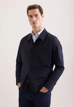 Regular Casual shirt Uni in Dunkelblau |  Seidensticker Onlineshop