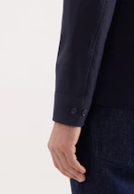 Regular Chemise décontractée Uni in Bleu Foncé |  Seidensticker Onlineshop