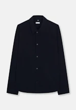 Regular Chemise décontractée Uni in Bleu Foncé |  Seidensticker Onlineshop