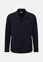 Regular Chemise décontractée Uni in Bleu Foncé |  Seidensticker Onlineshop
