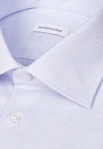 Shaped Business shirt Structure in Hellblau |  Seidensticker Onlineshop
