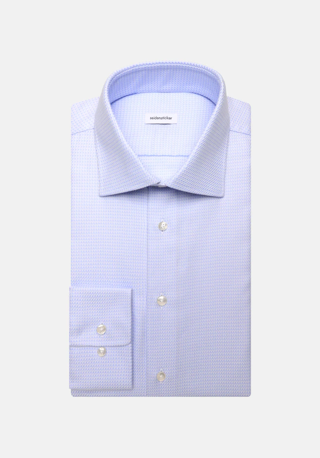 Shaped Business shirt Structure in Hellblau | Seidensticker online shop