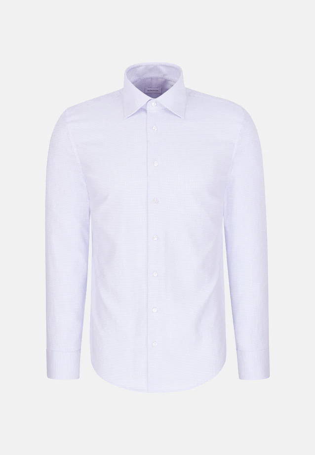 Shaped Business shirt Structure in Hellblau |  Seidensticker Onlineshop