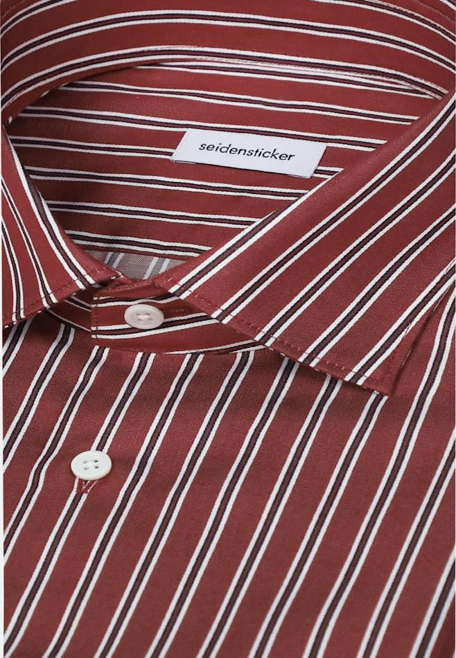Slim Chemise d'affaires Rayures dans Rouge | Boutique en ligne Seidensticker