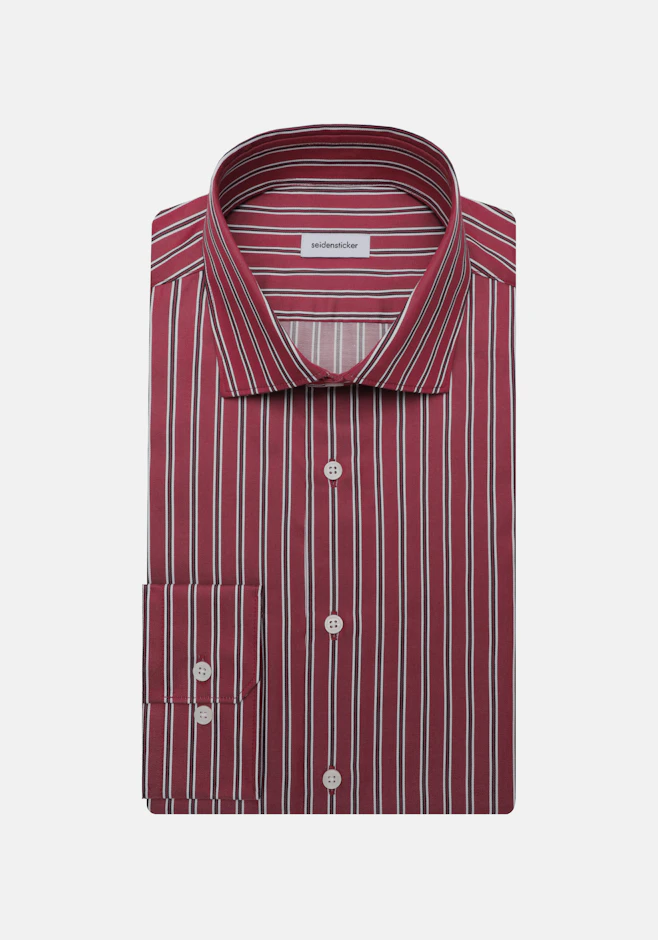Slim Business shirt Stripes in Rot | Seidensticker online shop