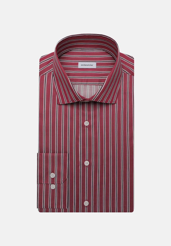 Slim Chemise d'affaires Rayures dans Rouge | Boutique en ligne Seidensticker