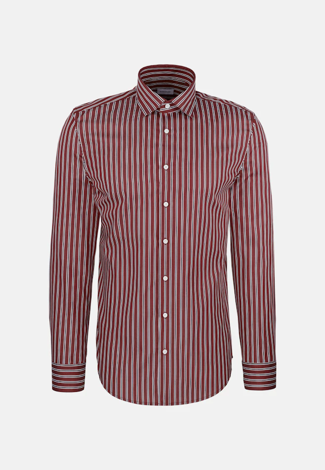 Slim Business shirt Stripes in Rot | Seidensticker online shop
