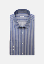 Slim Business Hemd Gestreift in Mittelblau |  Seidensticker Onlineshop