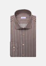 Slim Chemise d'affaires Rayures in Marron |  Seidensticker Onlineshop