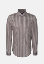 Slim Chemise d'affaires Rayures in Marron |  Seidensticker Onlineshop