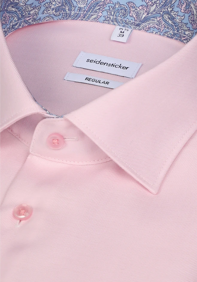 Slim Business shirt Uni in Rosa | Seidensticker online shop